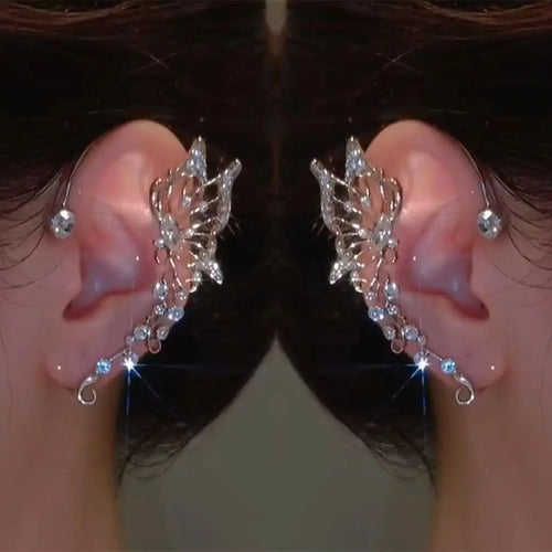 Etherea Butterfly Ear Cuff - Paio